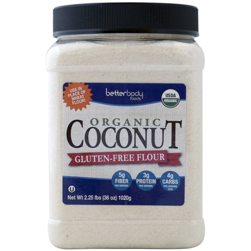 BetterBody Foods Organic Coconut Flour ” A Naturally Gluten-Free White Flour Alternative... by BetterBody Foods & Nutrition