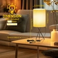 thumbnail image 7 of SZRSTH Bedside Desk Lamp for Bedroom Decor, 3 Color Dimmable, Simple Modern Table Reading lamps for Living Room Office, 7 of 7