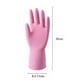 thumbnail image 5 of Guantes de látex para lavar platos de goma, resistentes al agua, para mujer, 1/2/3 pares, para cocina, limpieza duradera, tareas domésticas, herramientas para lavar platos, novedad de 2022, 5 of 5