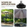 thumbnail image 2 of Perilla de mano con tornillo de apriete, perilla de sujeción, manija de tornillo, accesorios para sombrilla de patio exterior, piezas para base de sombrilla, jardín y playa, 2 of 7
