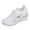 White, variant on Women's Breathable Mesh Lace Up Walking Sneakers Lightweight Running Shoes