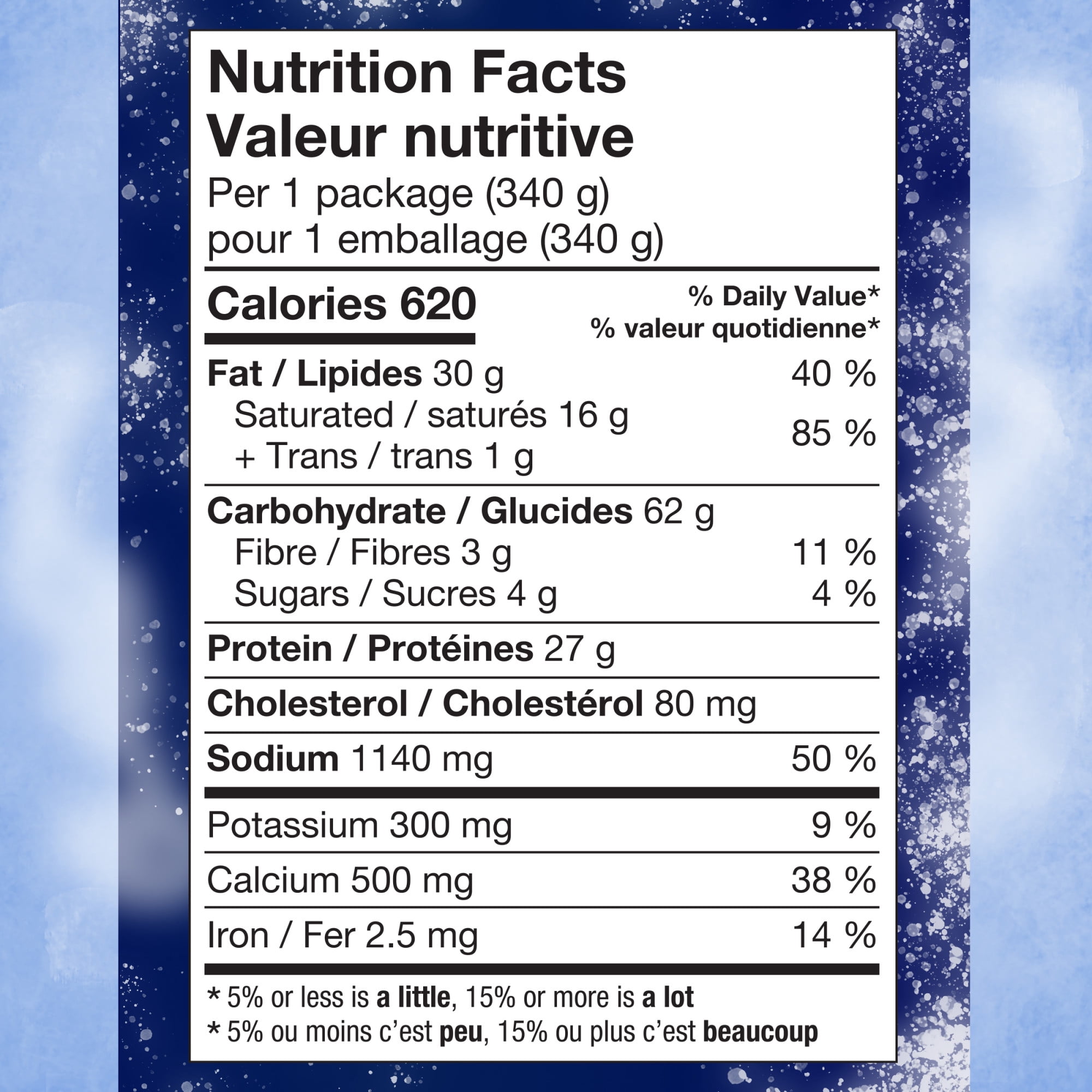 KD Deluxe Creamy Cheddar Macaroni and Cheese Frozen Dinner, 340g Box, 340g