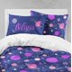 thumbnail image 1 of Juego de Cama Personalizado Infantil Niña Espacio Exterior (Funda nórdica o edredón), 1 of 5