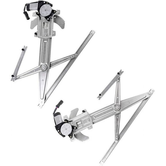 ECCPP Power Window Regulator Pair Set Front Side Replacement fit for 2007-2008 For Isuzu i-370 i-290 2004-2012 For chevy Colorado For GMC Canyon with Motor Assembly 15922914 15922915