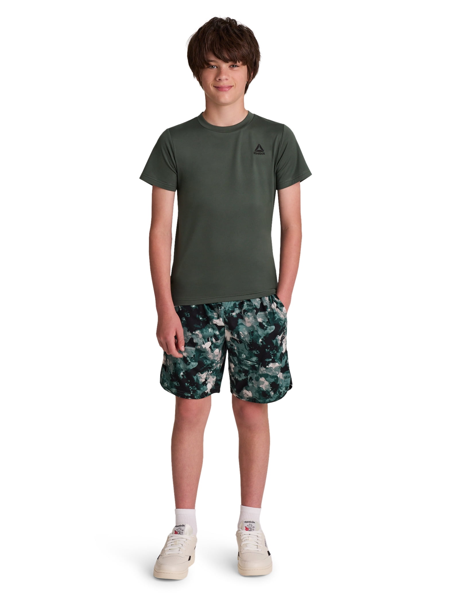 Reebok Boy's Legacy Athletic Core Short Sleeve T-Shirt, Sizes 4-18