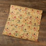 Birthday Wrapping Paper for Kids Girls Women Boys Men, 10 Sheets Kraft Brown Recycled Gift Wrapping Paper 4 Styles "Happy Birthday" Balloons Rainbow Stars Precut 20" X 28" Folded