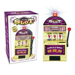 Deekin 12 Pcs Slot Machine Bank Mini Slot Machine Toy with Spin Reels  Golden Silver Lucky Slot Machine Bank