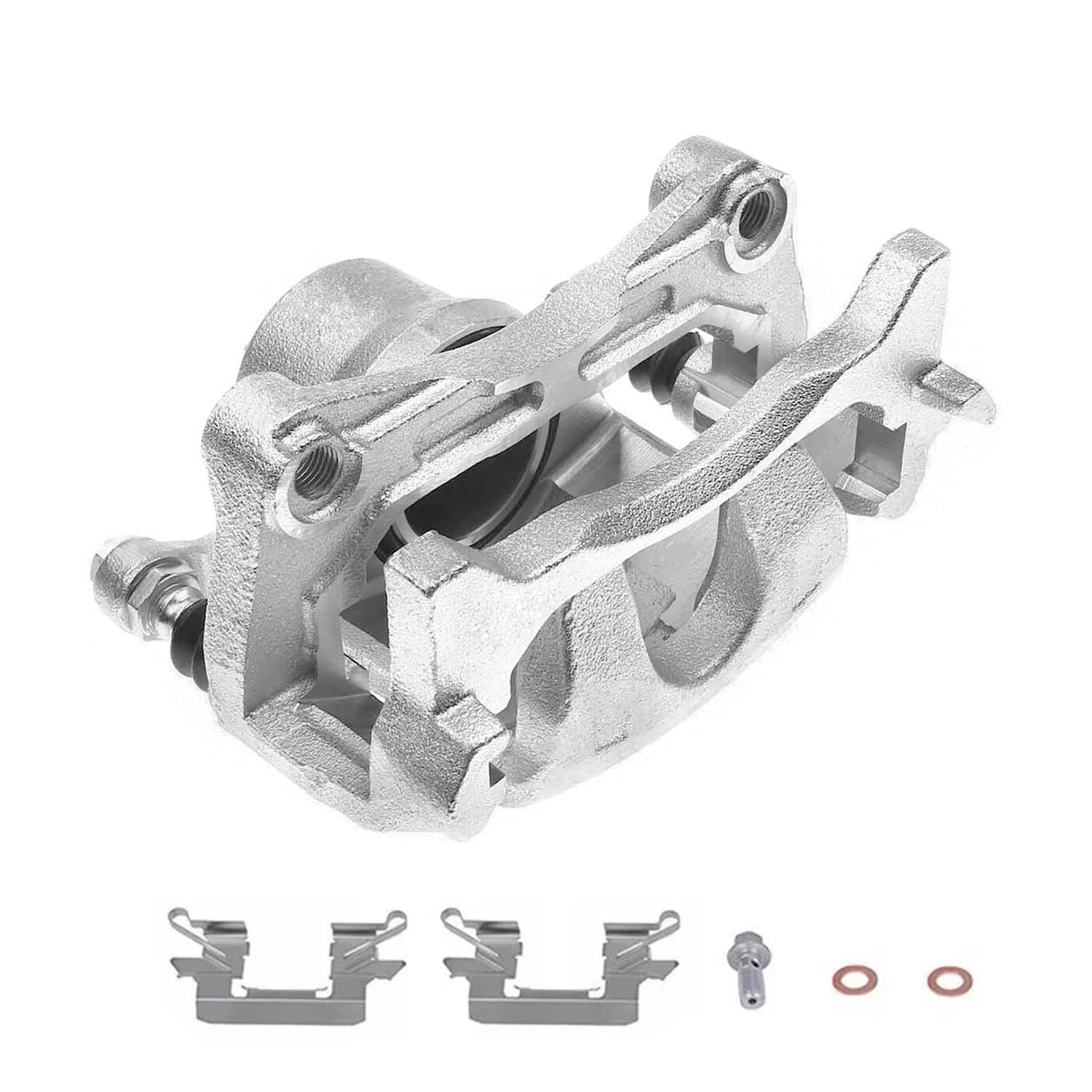 Detroit Axle - Front Brake Calipers for 2013-2021 Nissan Altima 2014-2017 Leaf, 2014 2015 2016 2017 2018 2019 2020 Disc Brake Calipers with Brackets Assembly Replacement