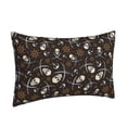 thumbnail image 2 of Naloa Pirate Skulls Pillowcase, Throw Pillowcase, Wrinkle-Free, Stain-Resistant with Hidden Zipper for Bedroom Sofa - 14"x20", 2 of 9