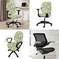 thumbnail image 2 of SCRAWLGOD Lemon Floral Strawberry Computer Chair Cover with Armrest Covers Scratch Resistant Boss Chair Protector Breathable Universal Swivel Chair Slipcover, 4 PCS, 2 of 7