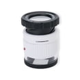 thumbnail image 3 of Handheld Seniors Estudiantes Lupa de lupa 30x Magnifier con luz LED Joyería de tamaño de bolsillo Lupa Joyero Regalos Suministros Vogacara TO007854-00B, 3 of 7