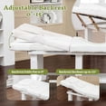 thumbnail image 6 of S-HOME Adjustable Massage Table With Detachable Headrest White High Resiliency Waterproof Cushion 330 lbs Capacity Spa Salon, 6 of 11