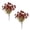 A, variant on Two-Pack Faux Thanksgiving Flower Bundle, Eucalyptus Artificial Violet Bouquet Set, Garden Balcony Potted Ornament Decor, Fall Seasonal Home Arrangement, Harvest Party Table Centerpiece