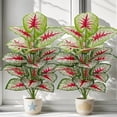 thumbnail image 6 of 2 large artificial palm trees and banana trees, multi-functional simulated green plants, suitable for any season, luxury garden, courtyard wedding, indoor and outdoor decoration  Decor Decorative, 6 of 18