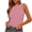 Red, variant on Qiopertar Women's Sleeveless Tank Tops Slim Fitted Racerback Crop Tops Casual Basic Ribbed Knit Blouses Side Ruched Stripe Printed Tees, Green XXL