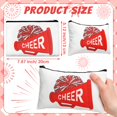 thumbnail image 2 of Bolsa de maquillaje Cosblank Cheer Teams Canvas, 20 unidades, color rojo, 2 of 6