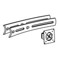 thumbnail image 2 of Ergotron DS100 Triple Display Upgrade Kit - Mounting component (pivot, extension brackets) - for triple flat panel - black, 2 of 4