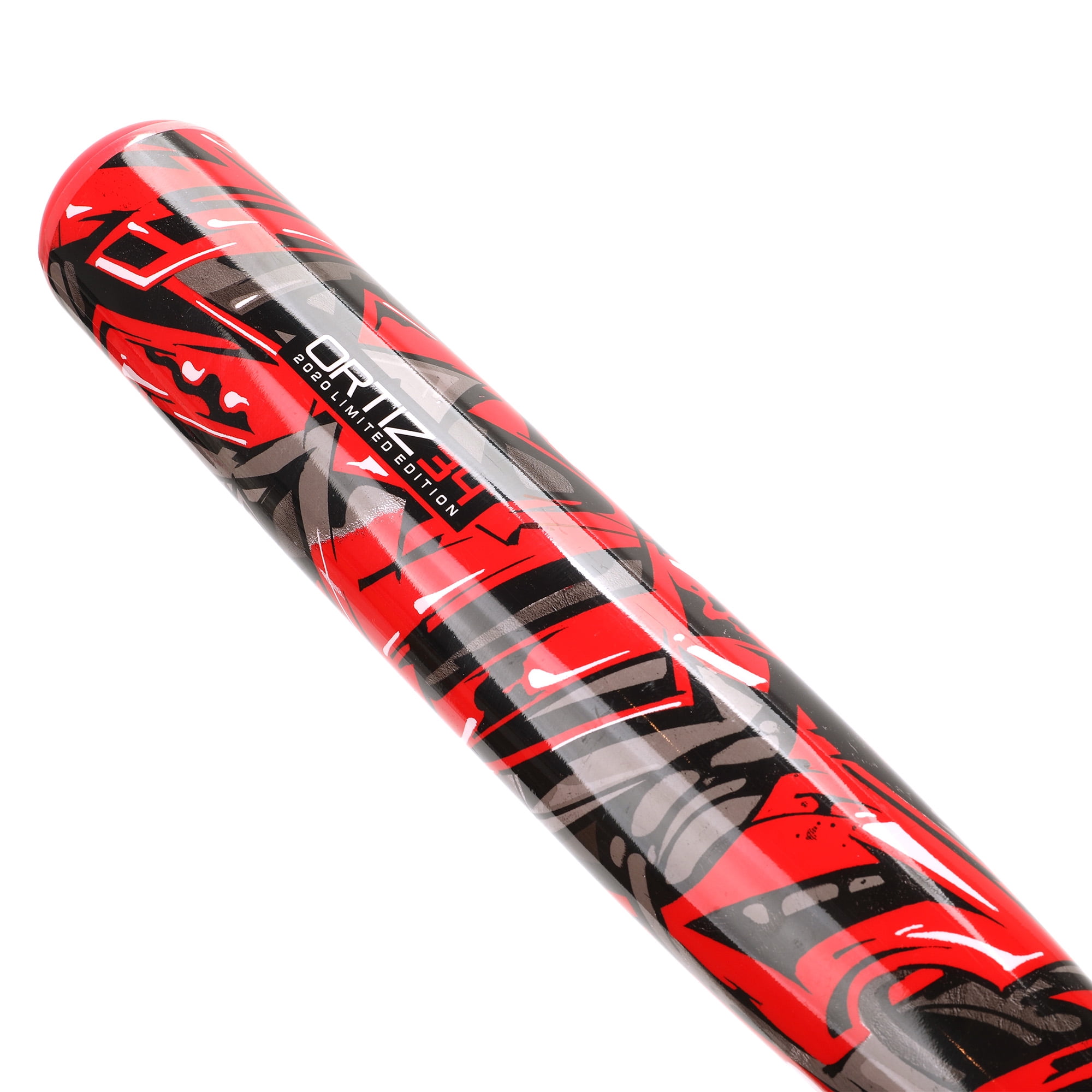 Ortiz34 Printed Plastic Bat and Ball Set (Red)