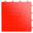 thumbnail image 2 of Big Floors RaceDeck CircleTrac, Durable Copolymer Interlocking Modular Garage Flooring Tile (24 Pack), Red, 2 of 4