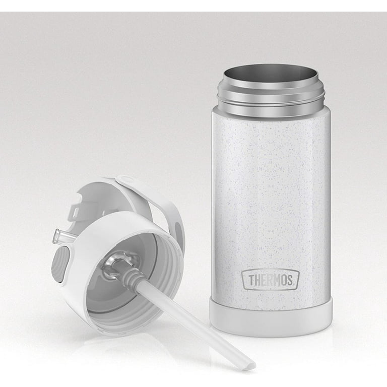 Thermos FUNtainer 12 oz. Gray Vacuum-Insulated Stainless Steel Water Bottle  F4100CH6 - The Home Depot