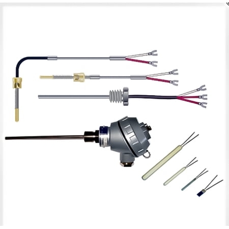 NOVUS 8830007777 Pt100, 4-wire, 1/10 DIN, 6x300mm, w/ handle, 1.5m silicone cable, 0-300C