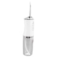 thumbnail image 3 of Irrigador bucal con hilo dental eléctrico, portátil, altamente eficaz, con 4 cabezales reemplazables, recargable por pulsos, para la salud bucal, color blanco, 3 of 10