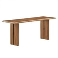 thumbnail image 2 of Modway Amistad 46" Solid Wood Bench, Walnut, 2 of 10