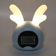 thumbnail image 5 of Escritorio USB Multifuncional Dibujos Animados Ciervos Pantalla LED Alarma Mesa Luz Reloj Electrónico Azul, 5 of 5