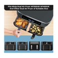 thumbnail image 3 of Air Fryer, 2 Pack Air Fryer Mold for Ninja Foodi AF400EU AF300EU 9.5L, Air Fryer Accessories, Silicone Airfryer Pot Mold, 3 of 3