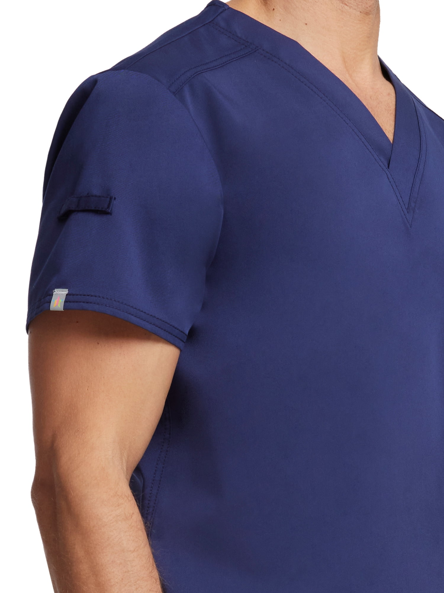 Scrubstar Men's Ultimate Stretch Antimicrobial Fabric Technology V-Neck Tuck In Scrub Top WD854A