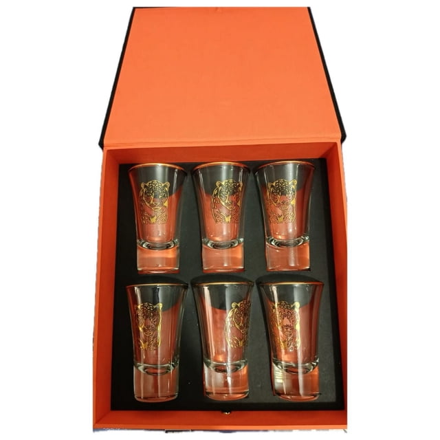 JUEGO DE VASOS SET-6 TEQUILEROS CON DISEÑOS