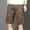 Coffee, variant on asdoklhq Cargo Shorts for Men Clearance Men's Casual Pure Color Outdoors Pocket Beach Work Trouser Cargo Shorts Pant