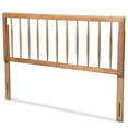 thumbnail image 2 of Baxton Studio Valin Contemporary/Modern Back Support Rubberwood Headboard, Full, Ash Walnut, 2 of 8