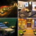 thumbnail image 6 of Waitmin LED Solar Lights, Crackle Glass Lotus Decoration, Waterproof Metal Flower for Patio, Lawn, Pathway, 6 of 8