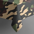 thumbnail image 5 of Jungle Camo Irregular Shapes Pattern Square Tablecloth,Waterproof Square Table Cover,Wipeable Spillproof Washable Table Cover for Home Kitchen Party Decor 42"X42"(107x107cm), 5 of 6