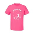thumbnail image 2 of Wild Bobby, Can't Work Today My Arm Is In A Cast, Fishing, Men Graphic Tee, Neon Pink, XX-Large, 2 of 5