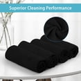 thumbnail image 2 of duomi-Black Microfiber Cleaning Cloths, 8 Pack Cleaning Towels for Kitchen, Lint Free, Scratch-Free, Highly Absorbent, and Reusable Cleaning Rags for House, Window and Glass, Cars, 11.5 X11.5 inch, 2 of 4