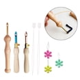 thumbnail image 4 of Kit de bordado con aguja mágica, juego de aguja mágica con pluma de bordar y enhebrador. 3x Aguja 5 Enhebrador, 4 of 9