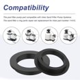 thumbnail image 4 of 5-Pack Pool Filter Pump L-Shaped O-Ring Compatible with Intex Sand Motors 26323CA, 26323EH, 26331CA, 26331EH, 26337EH, 4 of 5