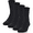 Black, variant on MediPeds Unisex Adult XS Memory Cushion Sole Crew Casual Socks, Large, 4-Pack