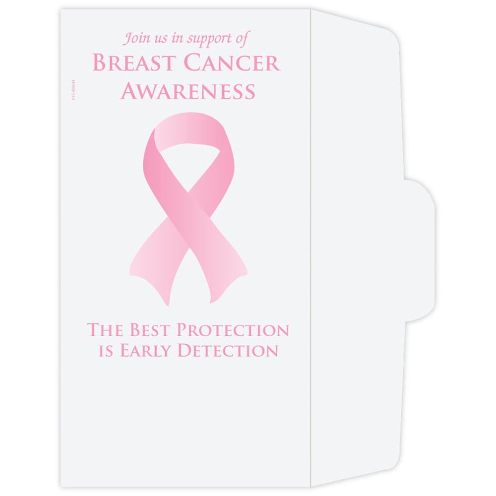 50 Pink Color #10 Business Flap Commercial Envelope for Breast Cancer Awareness 