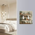 thumbnail image 4 of Yayeee Toggle Light Switch Wall Plate 2-Gang 4.56"x4.48" Decorative Outlet Cover, Shelf Plants, 4 of 7