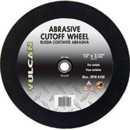 

Vulcan 916340OR Abrasive Cut-Off Wheel Aluminum Oxide 10 Dia