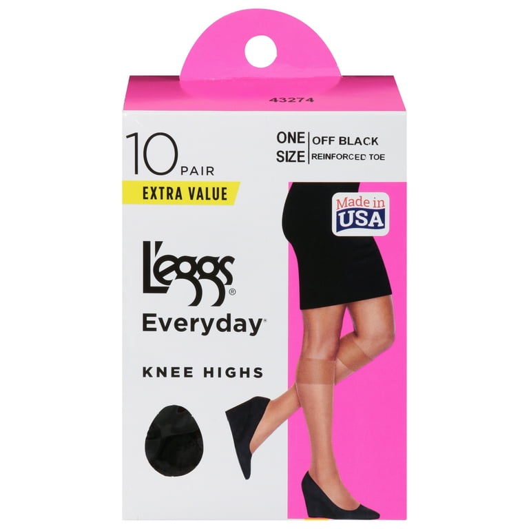 Hanes hosiery knee top high