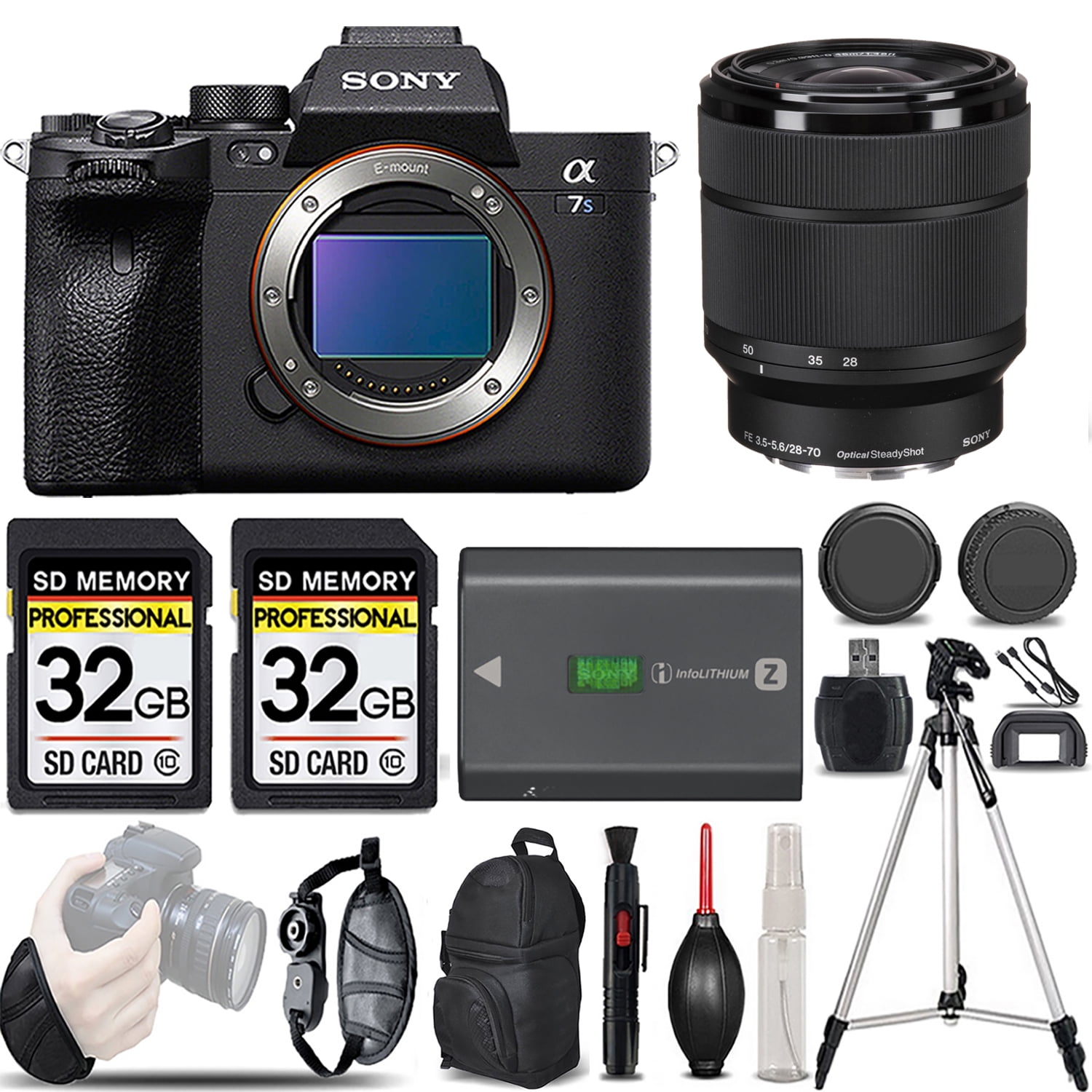 Sony a7S III Mirrorless Camera+2870mm f/3.55.6 OSS Lens LOADED KIT