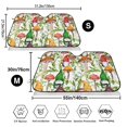 thumbnail image 3 of Balery Mushrooms Gnomes Print Car Windshield Sun Shade,Windshield Sunshade for Car Pickup Truck SUV Accessories-Medium, 3 of 7