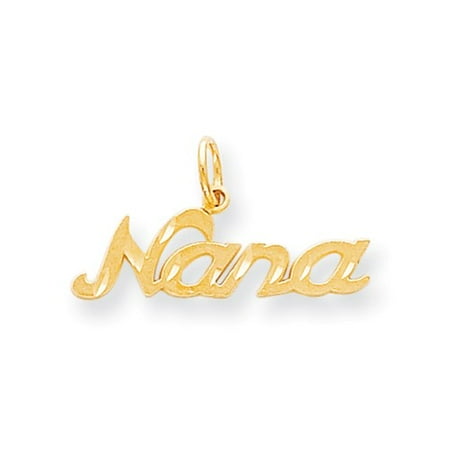 10k Yellow Gold Nana Pendant
