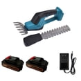 thumbnail image 3 of Electric Hedge Shear,Cordless Grass ,2 in 1 Electric Mini Hedge Trimmer,Handheld Grass Hedge Cutter Clippers 2 Battery 1 Charger Zulema Cortasetos eléctrico, 3 of 8