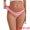 Yellow, variant on DARING DIVA Women's Colorful Striped Low-Waisted Double Layer Breathable Briefs S Purple