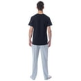 thumbnail image 2 of Intimo Men's 2 Piece Pajama Set Cotton/Poly Blend Jersey Knit Lounge Pants With Soft T-Shirt Top, 2 of 4